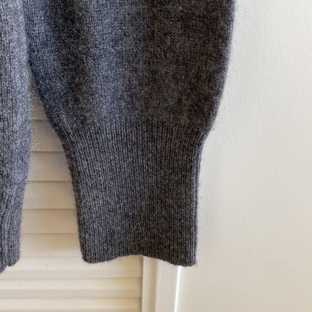 Halogen Gray Cashmere Sweater - image 5